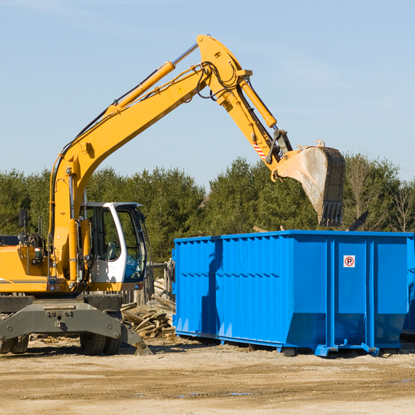 can i choose the location where the residential dumpster will be placed in Topmost Kentucky